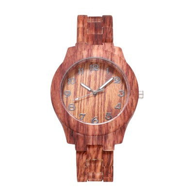 Reloj de Moda Unisex con Patrón de Bambú y Números Creativos - Image 6