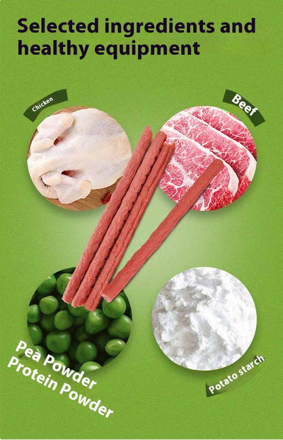 Dentalight Yumm Stix chicken with lamb dog treats, 50g pouch, supporting healthy brain function with DHA & Vitamin E. - Image 17