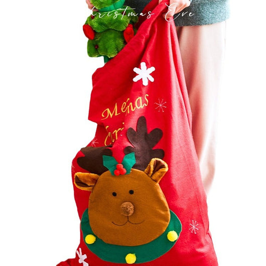 Bolsas de Regalo Navideñas Grandes del Papá Noel para Sorpresas de Nochebuena - Image 5