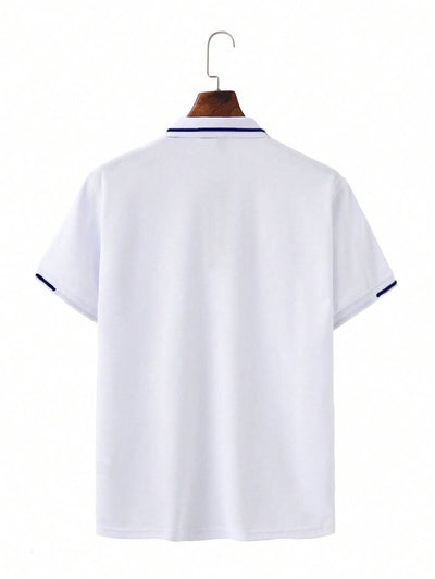 Camisa Casual Transpirable de Manga Corta para Negocios y Commuting - Image 22