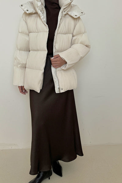 Chaqueta Acolchada con Cinturón Ajustable para Mujer - Efecto Adelgazante - Image 9