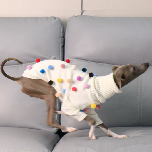 Suéter Navideño para Galgos Italianos y Whippets - Image 3