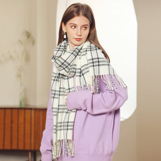 Bufandas de Cachemira con Estampados Modernos para Mujer - Image 11