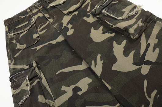 Pantalones de Trabajo Camuflaje Algodón Corte Recto para Hombre - Image 11