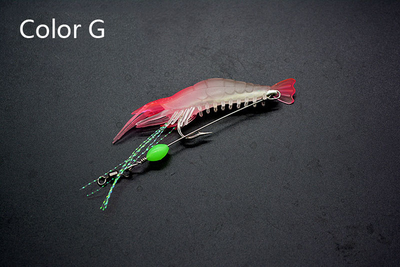 Señuelo Luminoso Biomimético Camarón Artificial para Pesca - Image 28