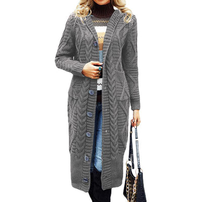 Chaqueta Larga Suelta para Mujer - Abrigo Elegante Otoño Invierno - Image 11