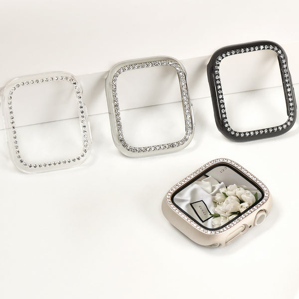 Caja de Reloj con Bisel y Incrustaciones de Diamantes