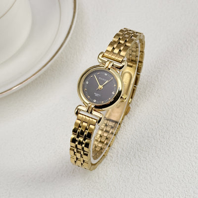Reloj Dorado para Mujer Estilo Vintage con Pulsera de Acero - Image 8