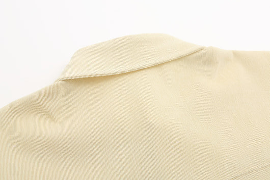 Camisa de Pana Bordada Tide Retro Estilo Neutral - Image 3