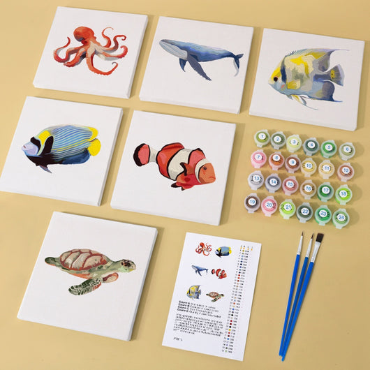 Kit de Pintura al Óleo Miniatura DIY - Paisajes y Flores para Principiantes - Image 23