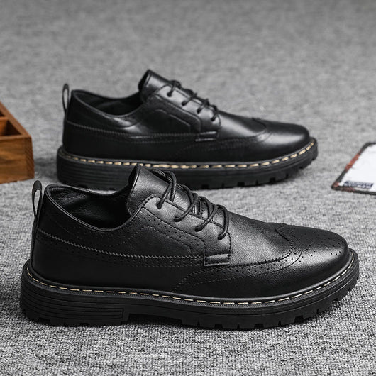 Zapatos de Cuero Casual Estilo Británico para Hombre - Diseño Ejecutivo - Image 5