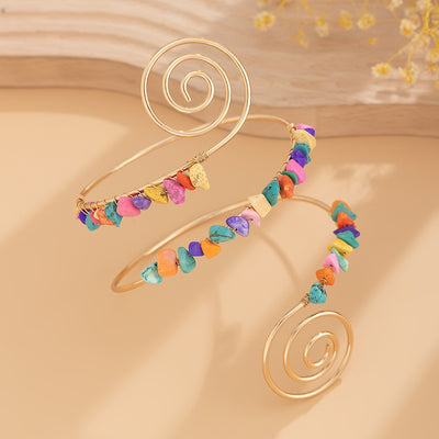 Pulsera de Anillos con Cuentas Texturizadas - Image 22