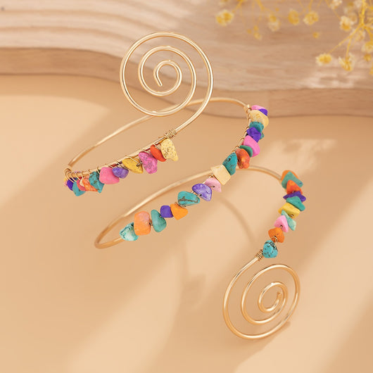 Pulsera de Anillos con Cuentas Texturizadas - Image 22