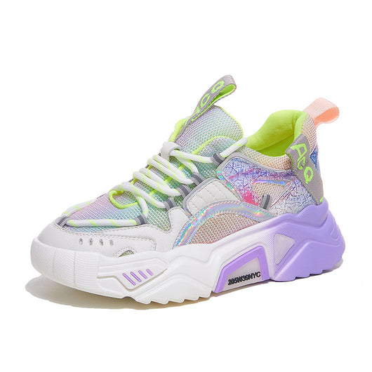 Zapatillas Deportivas Mujer Malla Transpirable con Suela Luminosa - Image 8