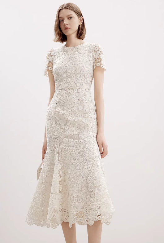Vestido Ajustado con Encaje Elegante para Mujer - Image 7
