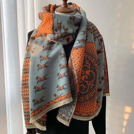 Bufanda Retro de Otoño e Invierno - Calidez y Estilo para Mujeres - Image 3