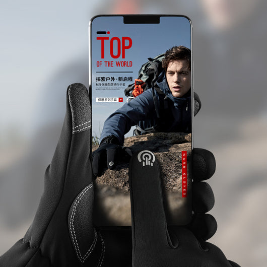 Guantes de Ciclismo Impermeables para Deportes de Invierno con Pantalla Táctil