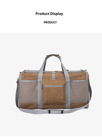 Bolsa de Transporte Plegable para Mascotas con Ruedas y Correa - Image 11