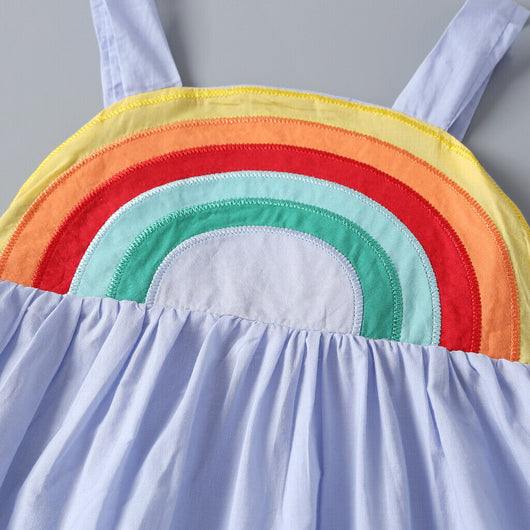Vestido Princesa Niña con Estampado Arcoíris - Image 13