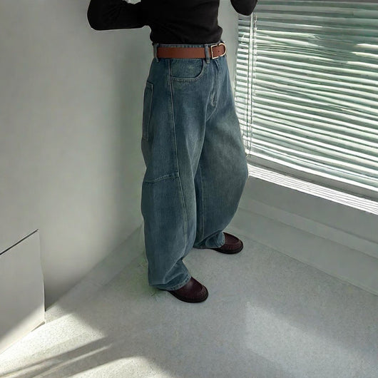 Jeans Banana Curve Deconstruidos con Corte Suelto - Image 11