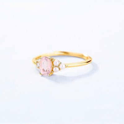 Anillo de Perla de Agua Dulce con Diseño Ovalado en Cristal - Image 11