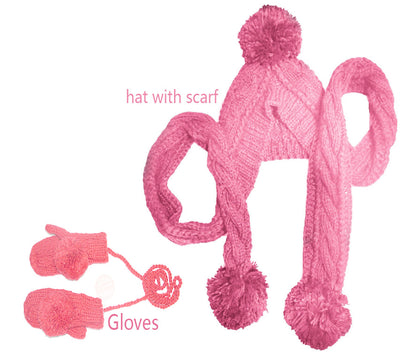Gorro Tejido Mujer con Bufanda Integrada - Image 5