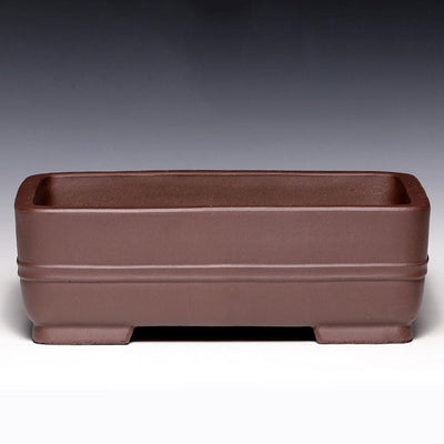 Maceta Rectangular de Cerámica Yixing Purple Sand