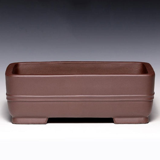 Maceta Rectangular de Cerámica Yixing Purple Sand