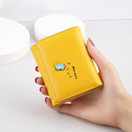 Billetera Corta Estilo Coreano para Mujer con Cierre y Monedero Adorable - Image 14