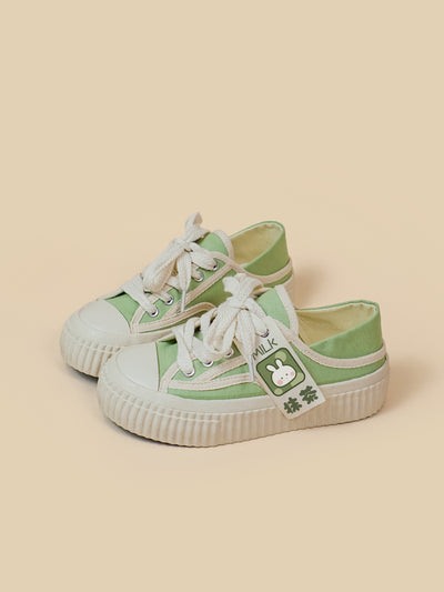 Zapatos Bajos Respirable Estilo Japonés con Suela Gruesa Color Bisqué - Image 4