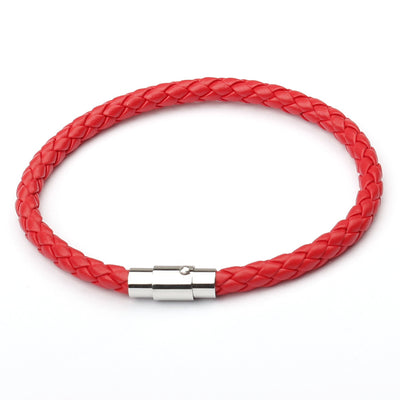 Pulsera de Cuero Trenzado con Magnético para Hombre - Image 7