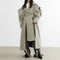 Casaco Trench Feminino com Cintura Elástica - Outono