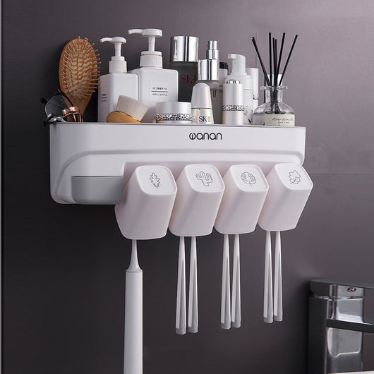 Organizador de Baño Adhesivo Multifuncional con Ventosas - Image 8