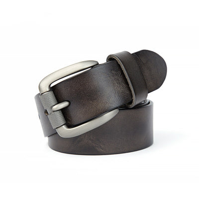 Cinturón de Cuero Curtido al Vegetal para Hombre - Piel Premium con Costuras Reforzadas - Image 5