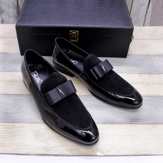 Zapatos de Cuero Mixto para Hombre - Acabado Mate y Brillante - Image 4
