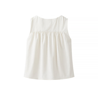 Chaleco Plisado para Mujer Cuello Redondo sin Mangas - Image 13