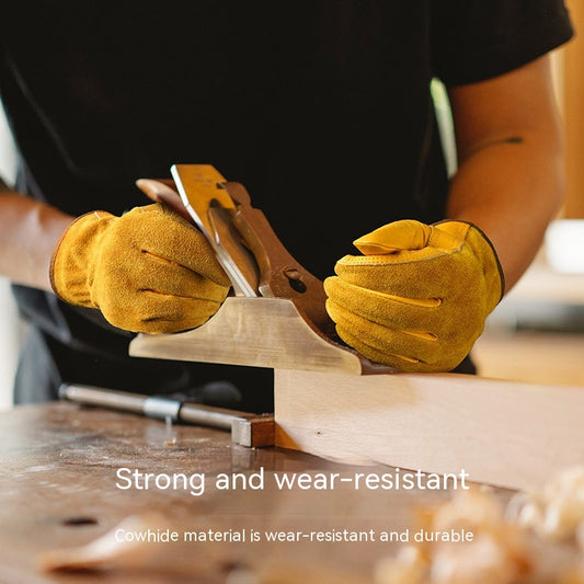 Guantes de Protección para Soldador Transpirables, Antideslizantes y Resistentes al Desgaste