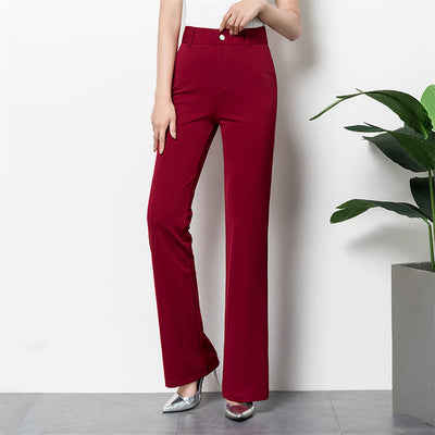 Pantalones Rectos Acampanados para Mujer Ejecutiva - Corte Alargado y Estilizante - Image 7