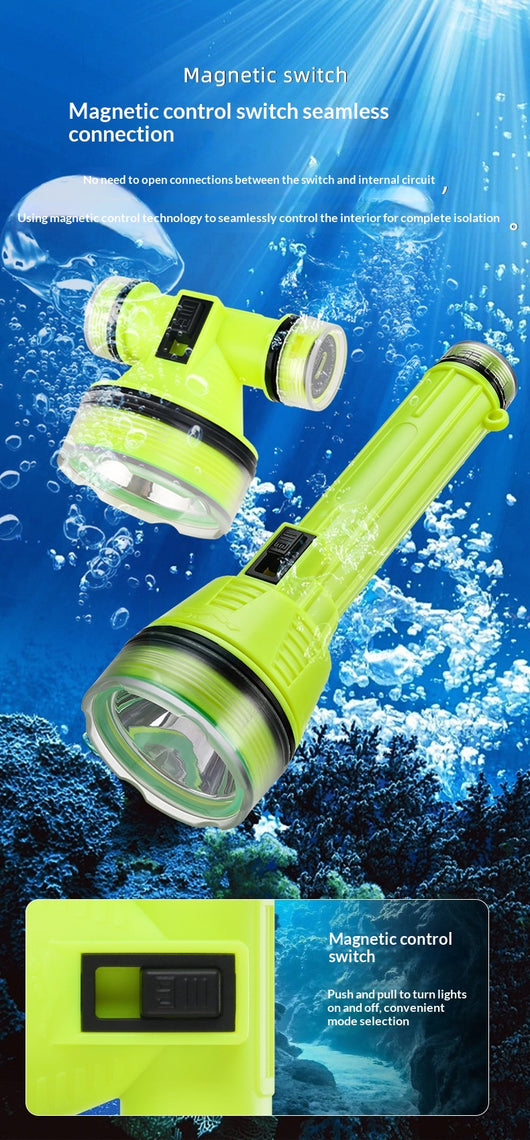 Linterna Frontal de Buceo LED de Alta Potencia con Enfoque Fijo y Batería de Larga Duración - Image 18