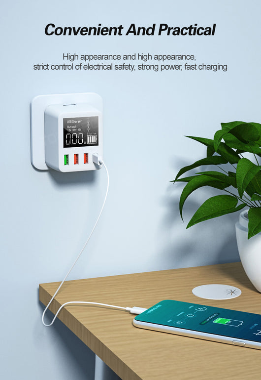 Cargador USB Múltiple de 30W - 4 Puertos Simultáneos - Image 12