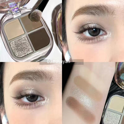 Paleta de Sombras Fire Paint Cuatro Colores GlamColour - Image 4