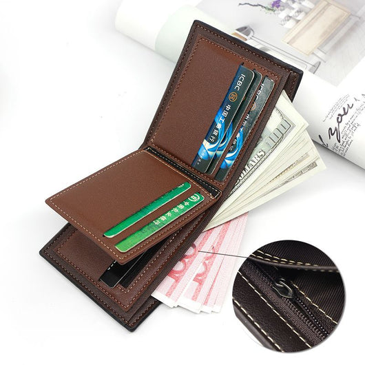 Billetera de Cuero Mate para Hombre con Gran Capacidad - Image 2
