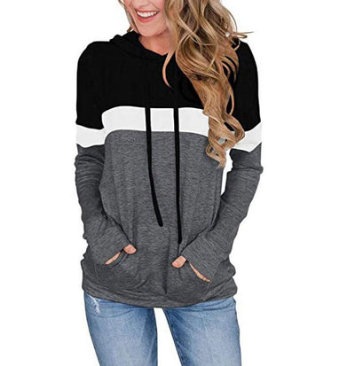 Sudadera Estampada con Capucha y Bolsillos para Mujer - Image 2
