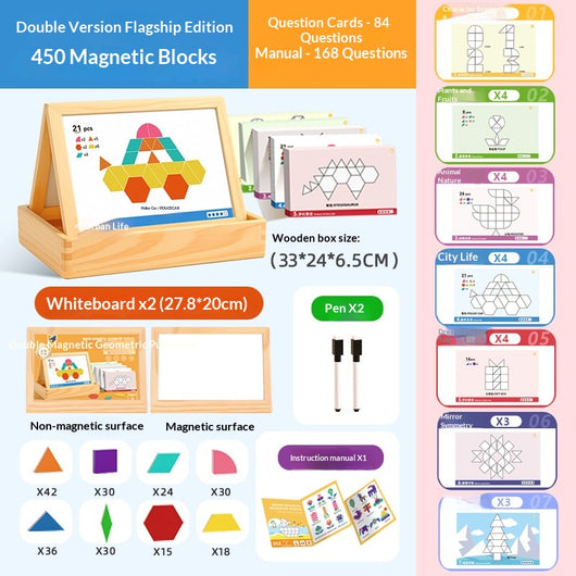 Puzzle Tangram Educativo para Niños - Bloques de Construcción Lógica - Image 6