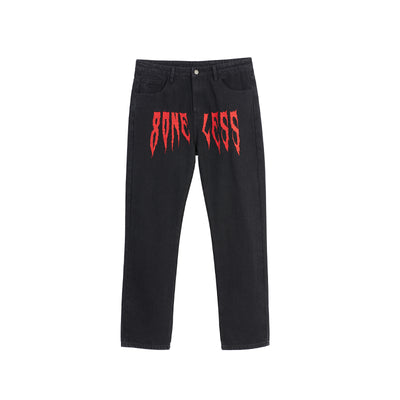 Pantalones Denim Anchos de Moda Estadounidense