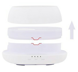 Difusor de Aromas Ultrasónico HOMEFISH 500ml con Humidificador y Luz LED - Image 4