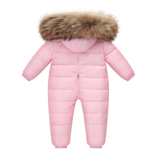 Conjunto Abrigado para Bebé: Body + Chaqueta Plumón Blanco - Image 9