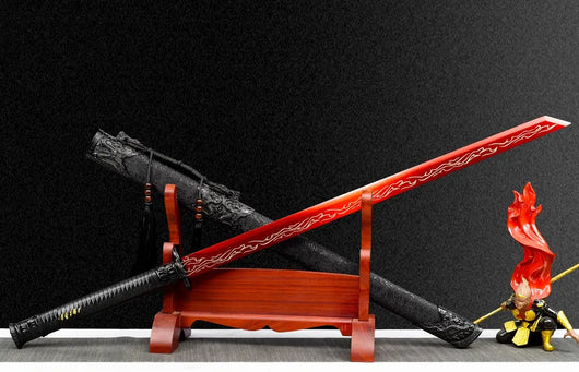 Espada Horizontal Dinastía Tang - Acero Manganeso Alto para Coleccionistas