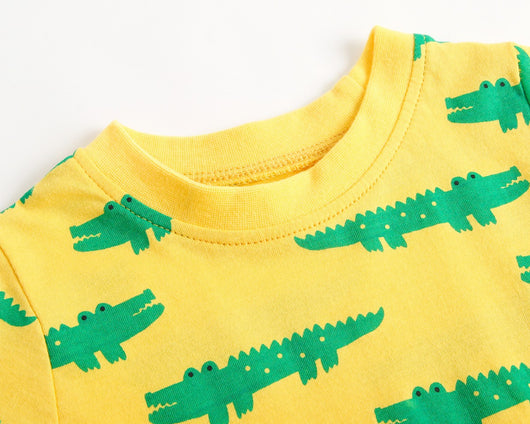 Traje de Verano para Niño con Diseño de Animales Cartoon - Image 26