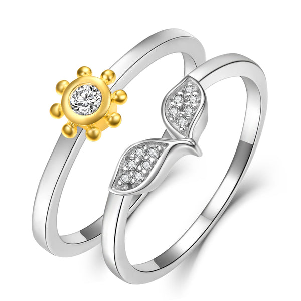 Anillo de Plata S925 Girasol - Diseño de Personalidad Fashion